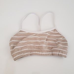 LULULEMON Striped sports bra